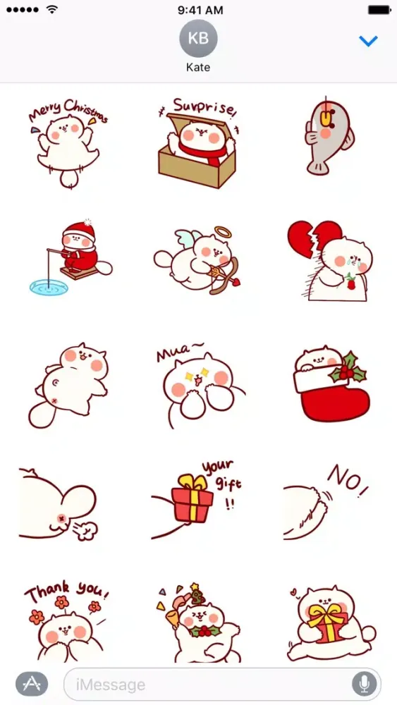 Wavelet: Merry Christmas − NHH Stickers 스크린샷