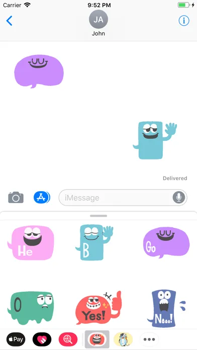 صور Cute Bubble Text Animated