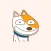 Cool Dog Animated Sticker