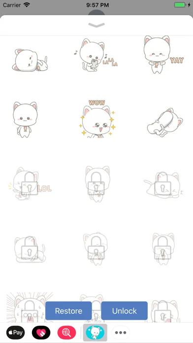 Captures d'écran de MiMi White Kitten Animated