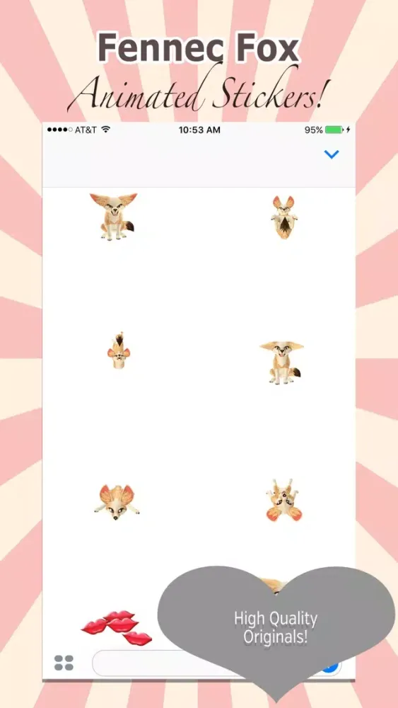 Скриншоты Fennec Fox Sticker Pack - Animated and Adorable