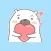 Chubby White Bear Animated
