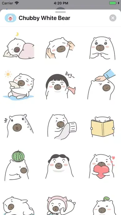 Screenshot di Chubby White Bear Animated