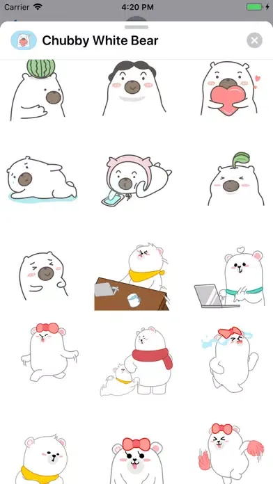 Screenshot di Chubby White Bear Animated