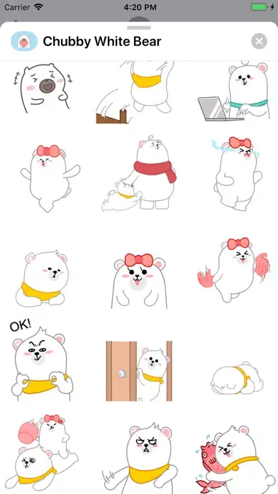 Screenshot di Chubby White Bear Animated