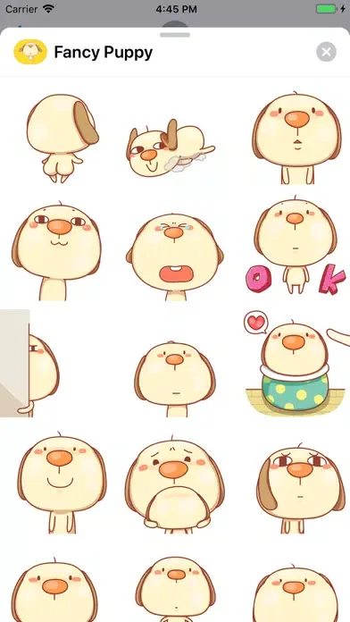 Fancy Puppy Animated Stickers स्क्रीनशॉट