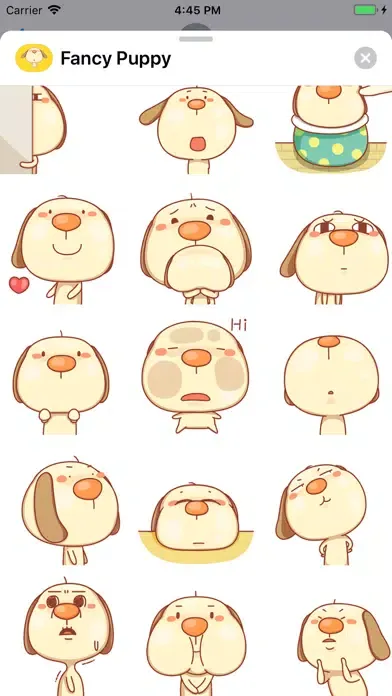 Fancy Puppy Animated Stickers स्क्रीनशॉट