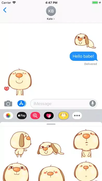 Fancy Puppy Animated Stickers स्क्रीनशॉट