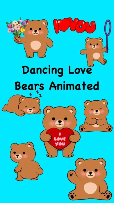 Скриншоты Dancing Love Bears Animated