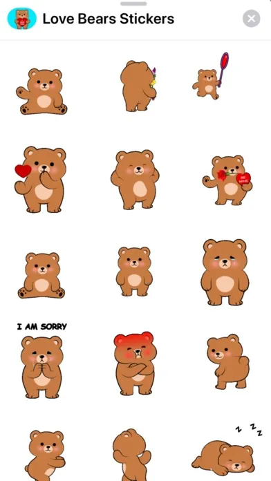 Скриншоты Dancing Love Bears Animated
