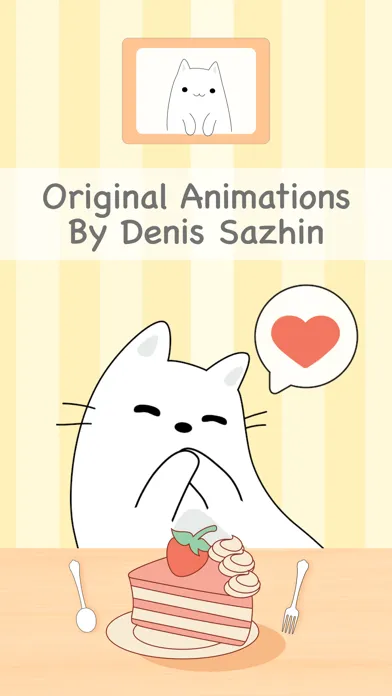Скриншоты Yuki Neko - Animated Kitty Cat Fun Pet Stickers