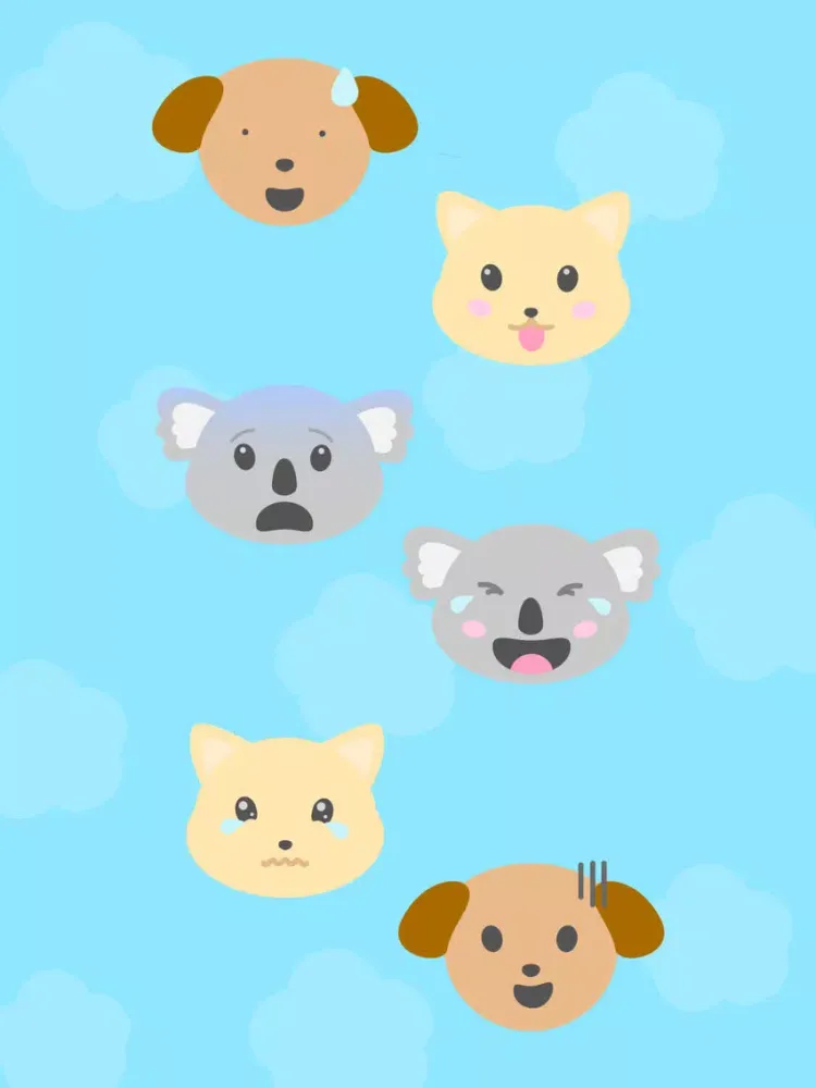 Animal Moji - Cute Pet Emojis iPad 应用截图