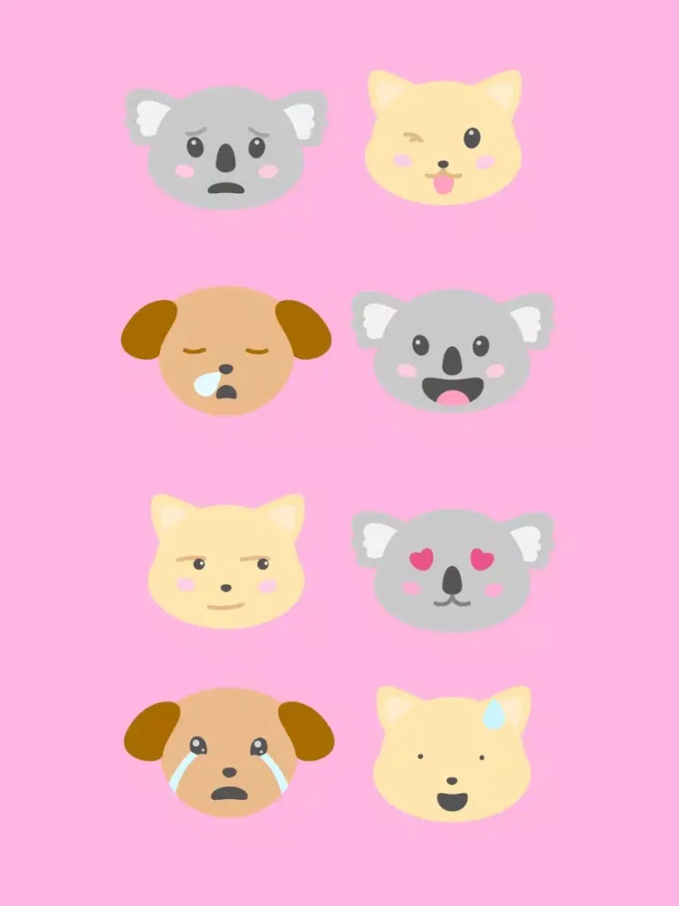 Animal Moji - Cute Pet Emojis iPad 应用截图