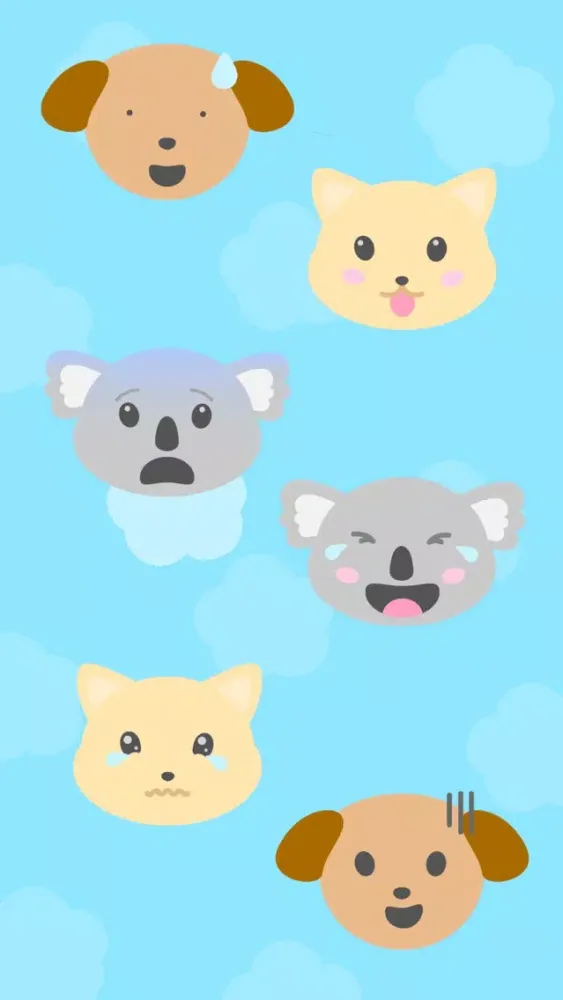 Animal Moji - Cute Pet Emojis应用截图