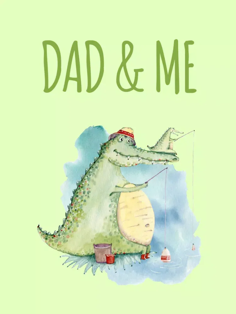 Dad & Me - Father’s Day Watercolor Stickers iPad 應用截圖