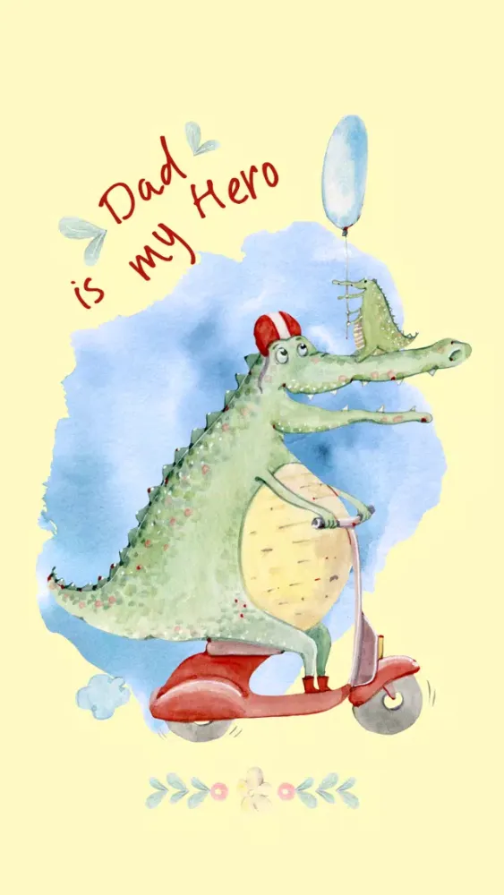 Dad & Me - Father’s Day Watercolor Stickers應用截圖