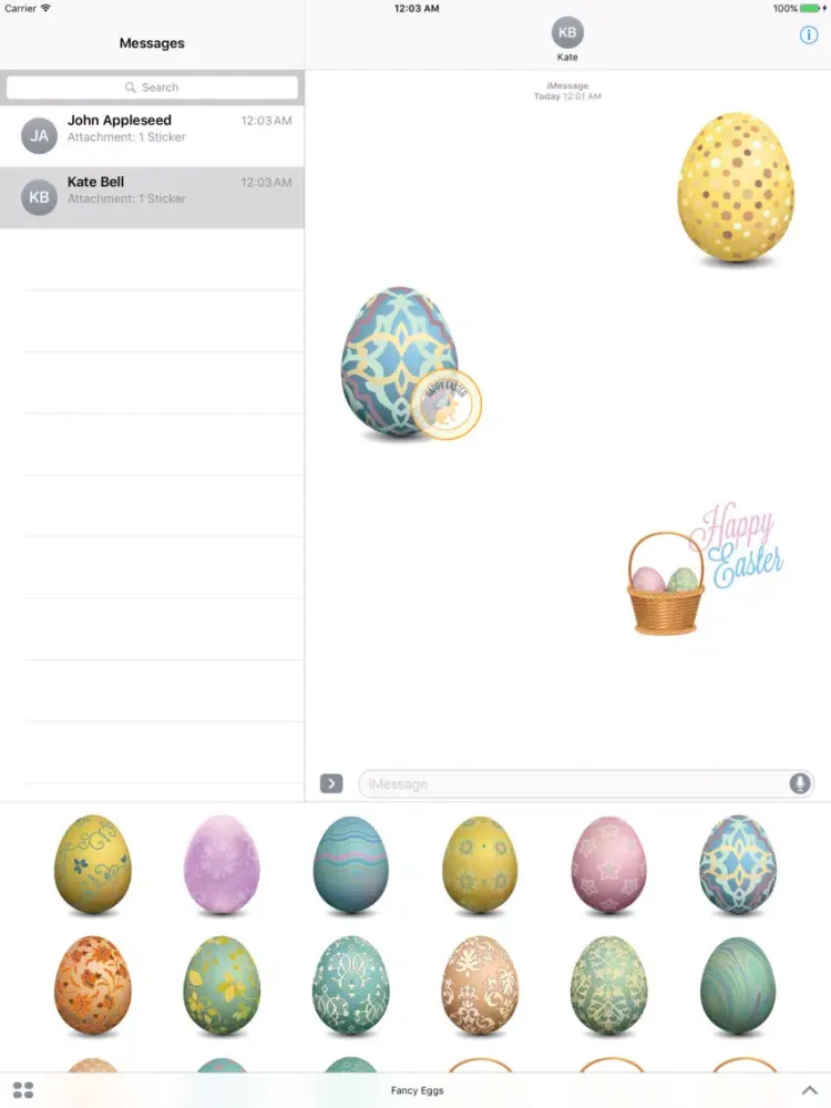 Fancy Eggs - Hand Painted Easter Eggs for Spring iPad Screenshots