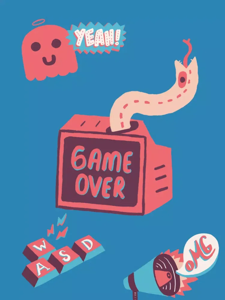 Скриншоты Game Over - Retro Game Stickers For Gamers iPad 
