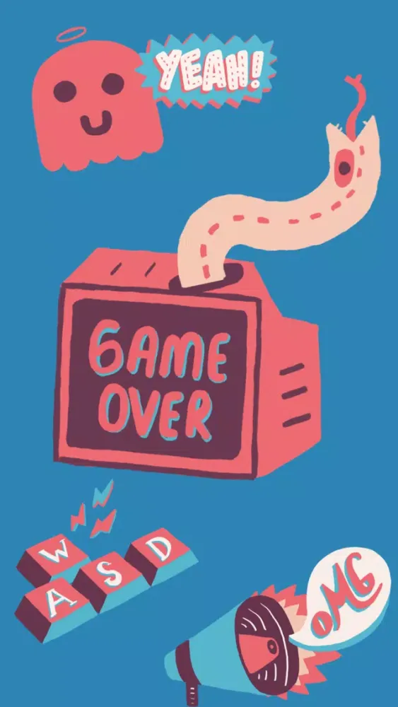 Скриншоты Game Over - Retro Game Stickers For Gamers