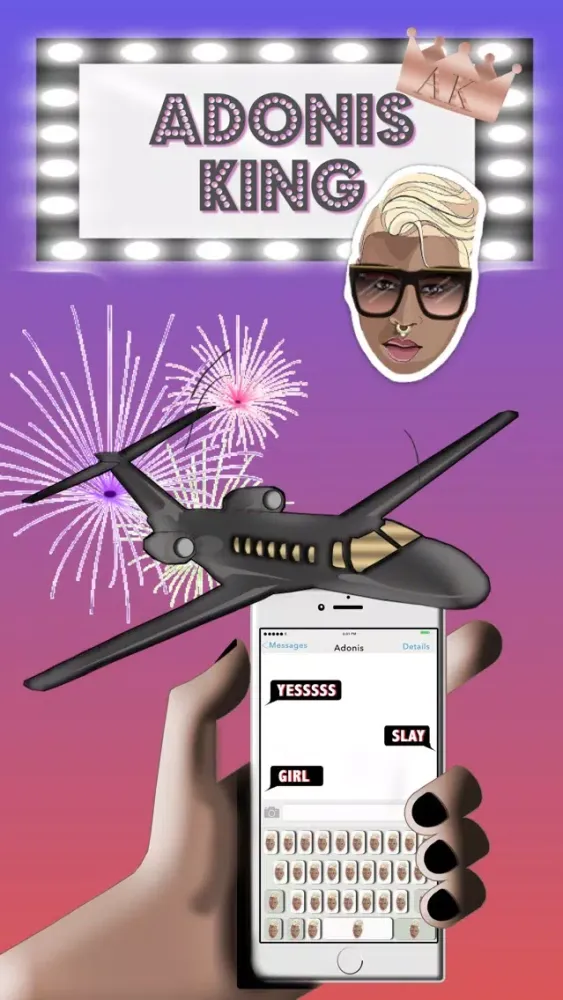 KingMoji - Adonis King Emojis应用截图