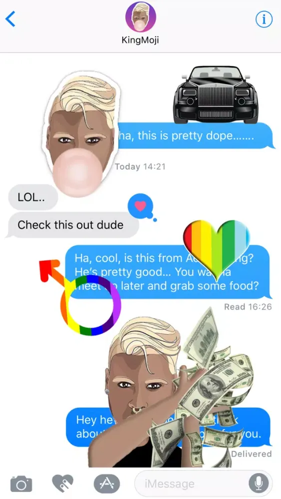 KingMoji - Adonis King Emojis应用截图