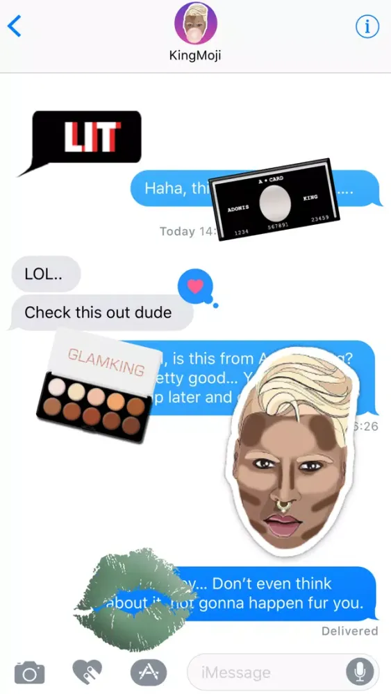 KingMoji - Adonis King Emojis应用截图