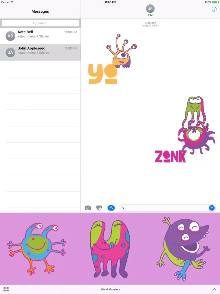 Weird Monsters iPad 应用截图
