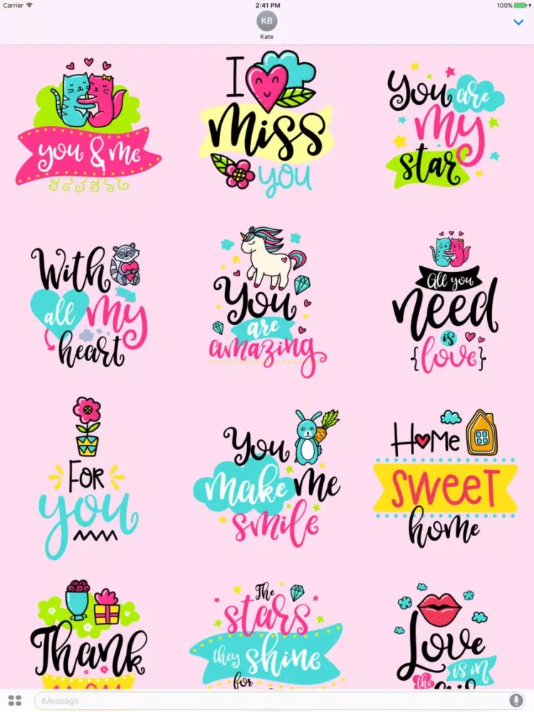 You & Me - Handwritten Everyday Talk iPad  Ekran Görüntüleri