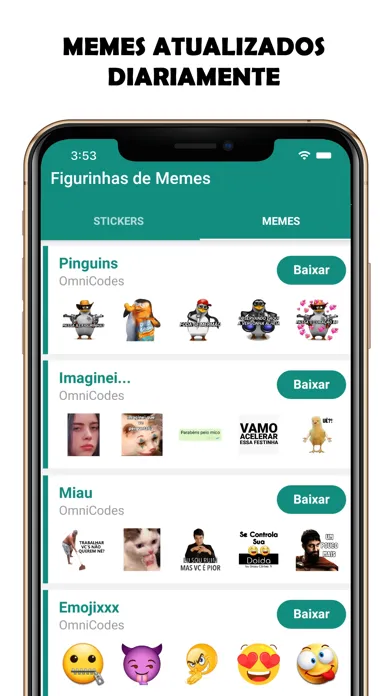 Figurinhas de Memes - Stickers应用截图