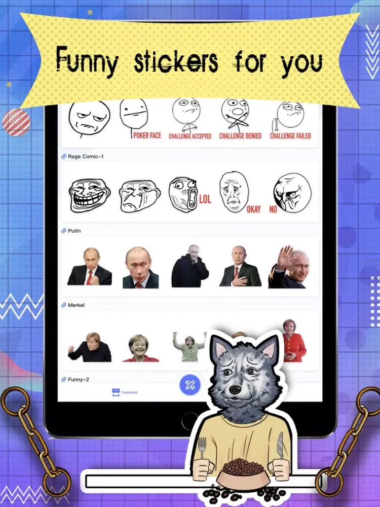 Sticker Maker - Meme Maker iPad  Screenshots