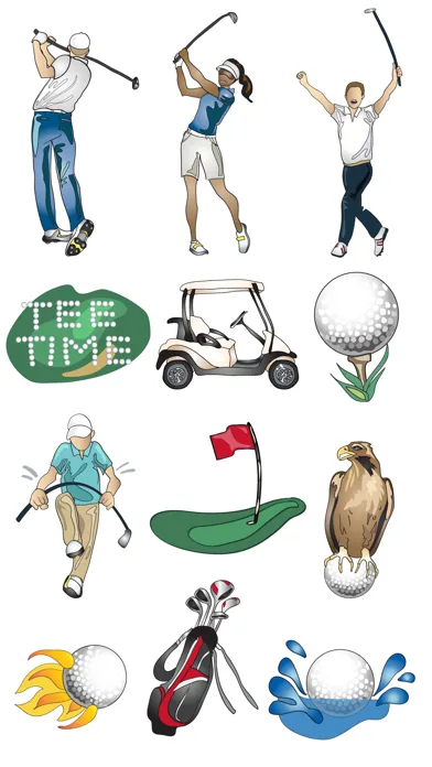 Golf Stickers & Emojis Screenshots
