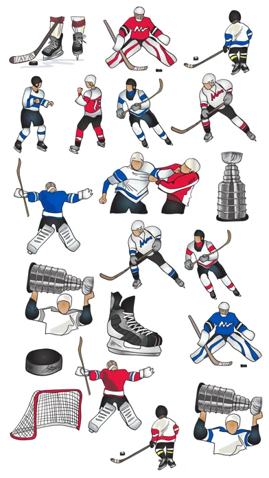 Hockey Sticker Set Screenshots