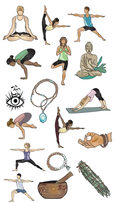 Yoga Stickers Set應用截圖