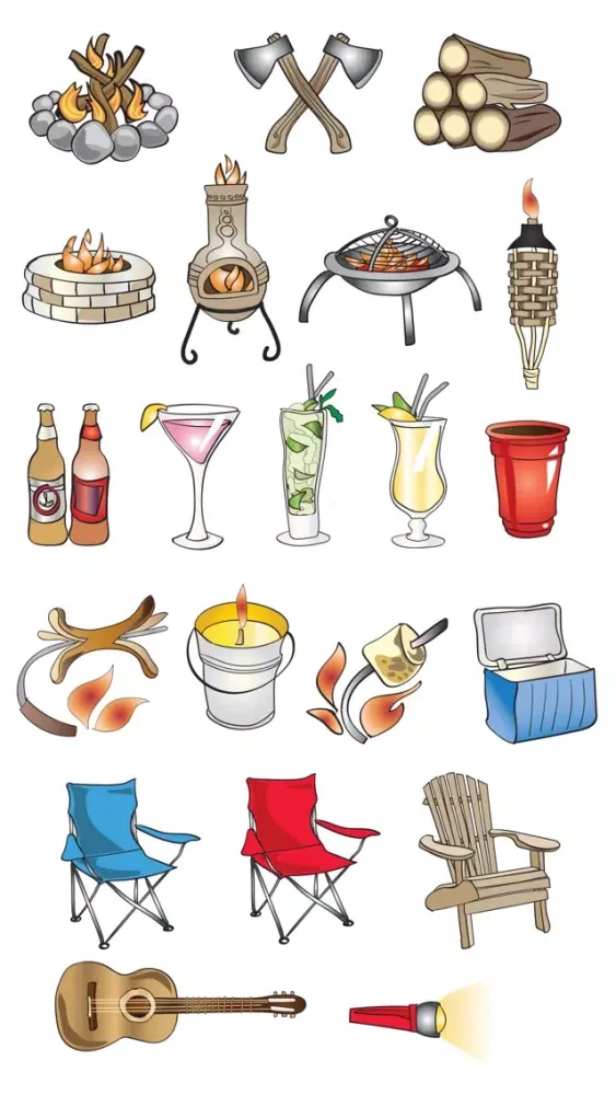 Capturas de pantalla de Summer Bonfire and Outdoor Stickers