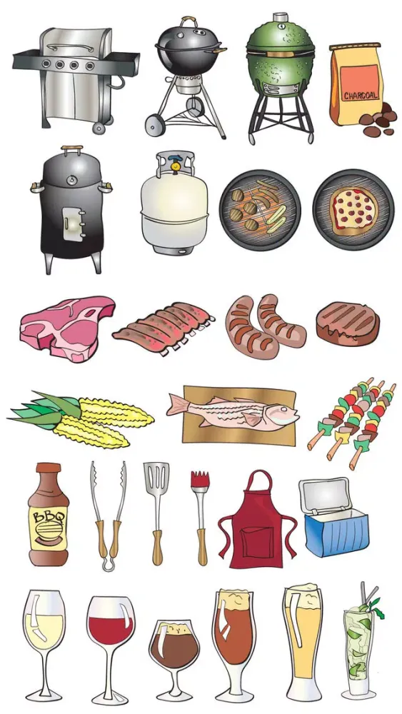 Grilling BBQ Stickers স্ক্রিনশট