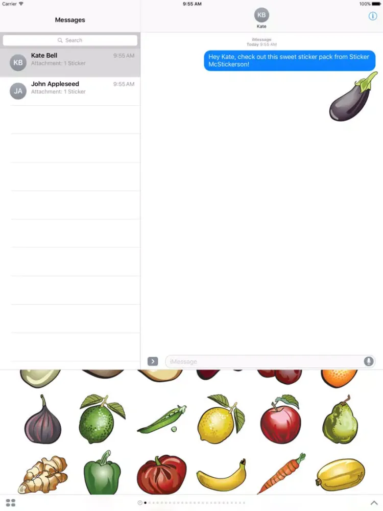 How Big Is Your Baby? Pregnancy By Week Stickers! iPad  Screenshots