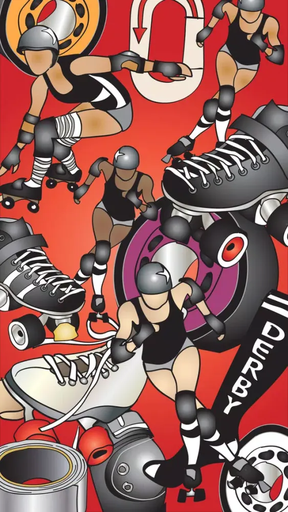 Roller Derby Stickers Screenshots