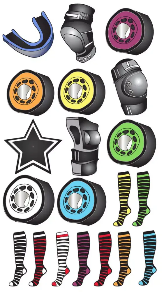 Roller Derby Stickers Screenshots