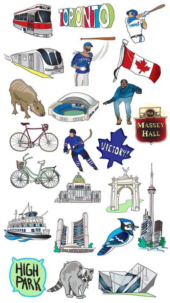 Captures d'écran de Toronto Stickers