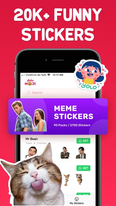 Скриншоты StickerMoji: Meme Stickermaker