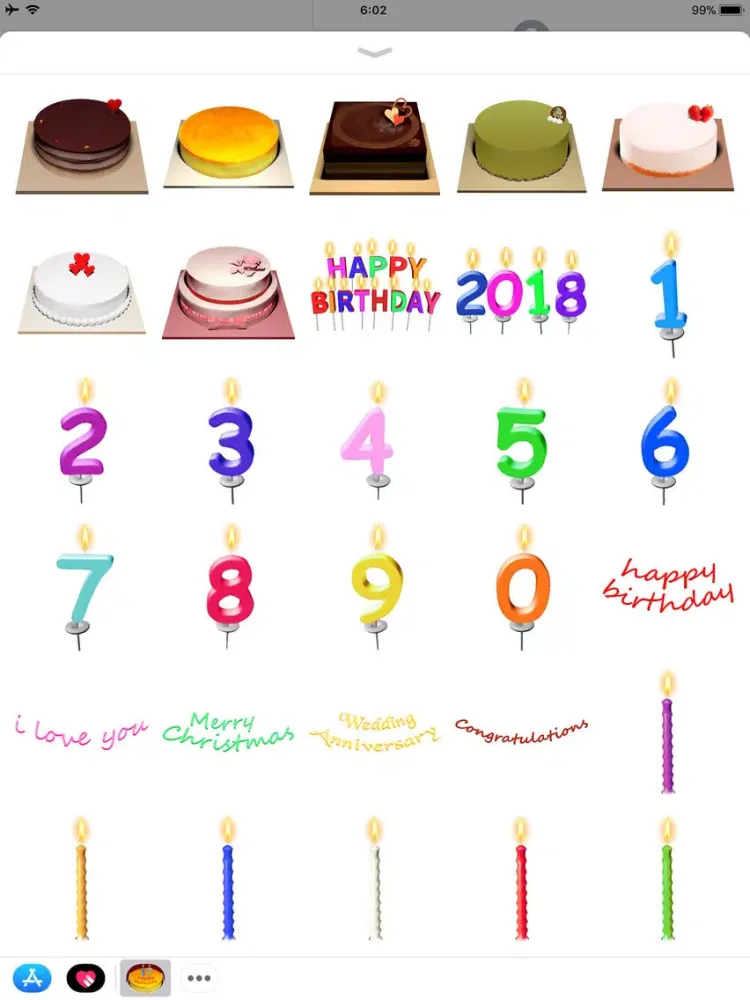 iCake Stickers - Cake Maker iPad  स्क्रीनशॉट