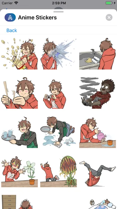 ภาพหน้าจอของ Anime °