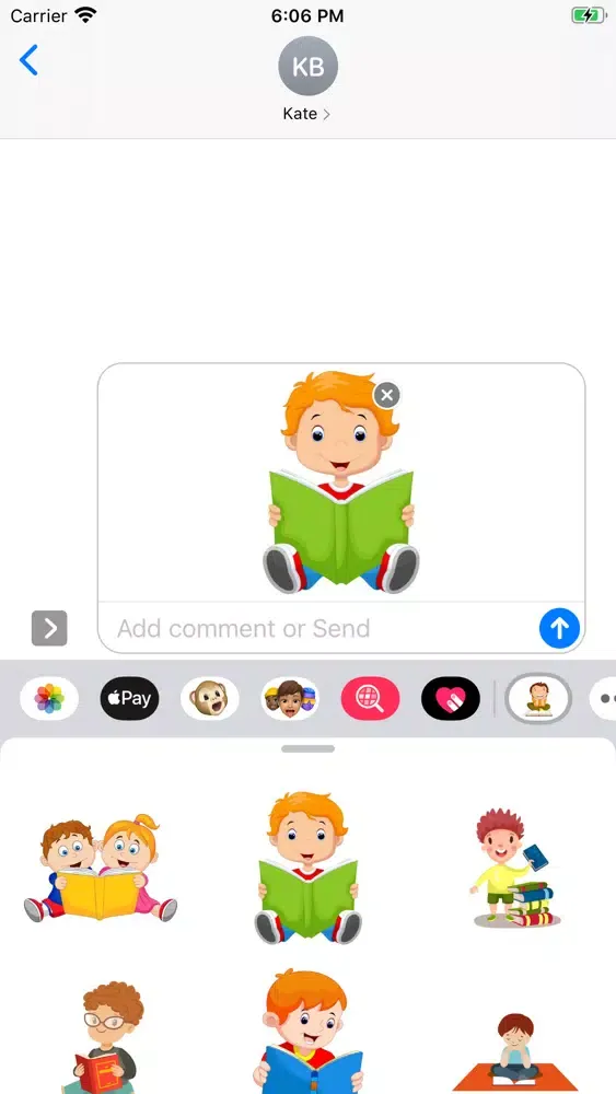 Ảnh chụp màn hình của 疯疯爱读书 STIKERS