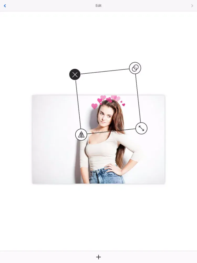 Photo Booth Heart Effect App to Photos - Crownify iPad  Screenshots