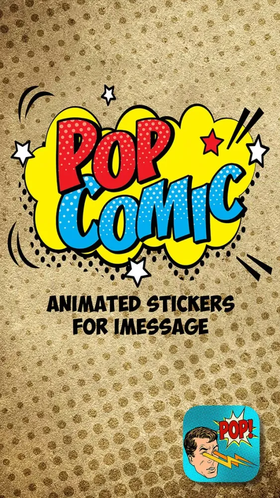 Pop Comic Animated Stickers Ekran Görüntüleri