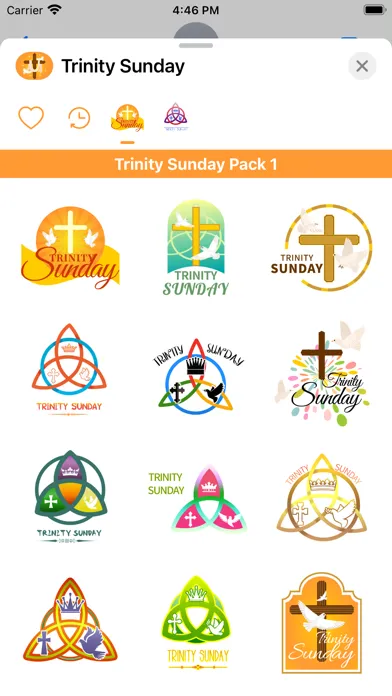 Trinity Sunday Stickers Screenshots