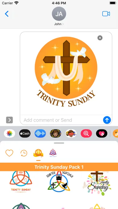 Trinity Sunday Stickers Screenshots