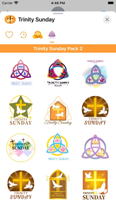 Trinity Sunday Stickers Screenshots