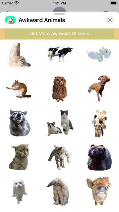 Tangkapan skrin Awkward Animals