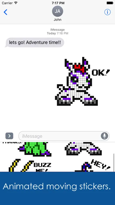 Digital Monsters Pixel Art: Sticker Pack应用截图